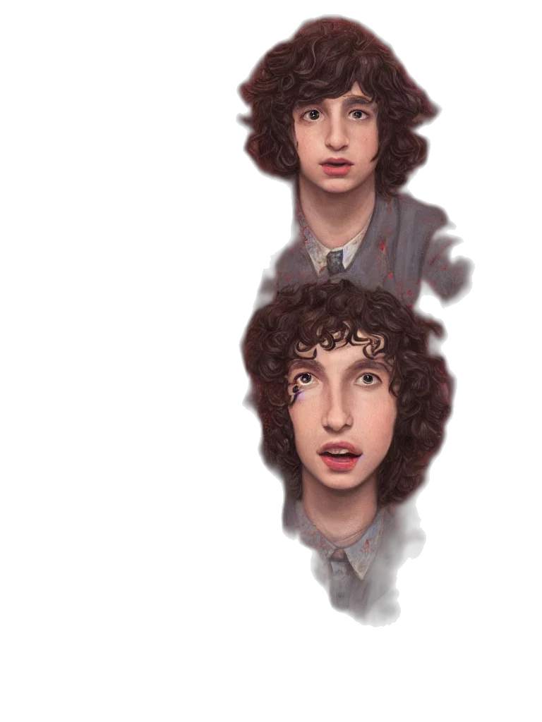 hair, face, creature, hat transparent PNG cut-out
