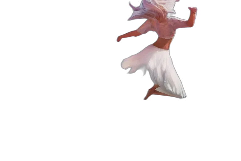 dragon, creature, staff, mask transparent PNG cut-out