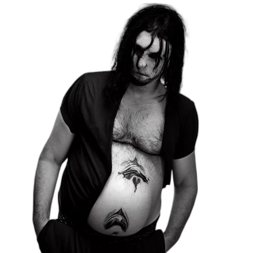 photorealistic, fantasy art, concept art, goth transparent PNG cut-out