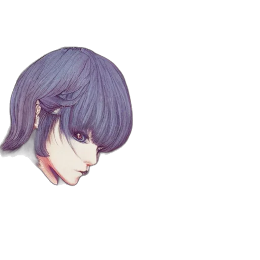 face, mask, hair, robot transparent PNG cut-out