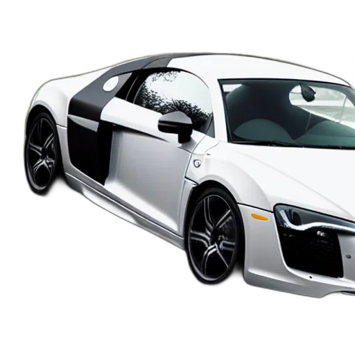 car, weapon, 3d render, photorealistic transparent PNG cut-out