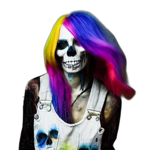 jacket, hair, mask, face transparent PNG cut-out