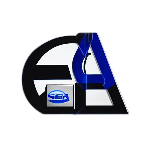 3d render, sega, logo transparent PNG cut-out