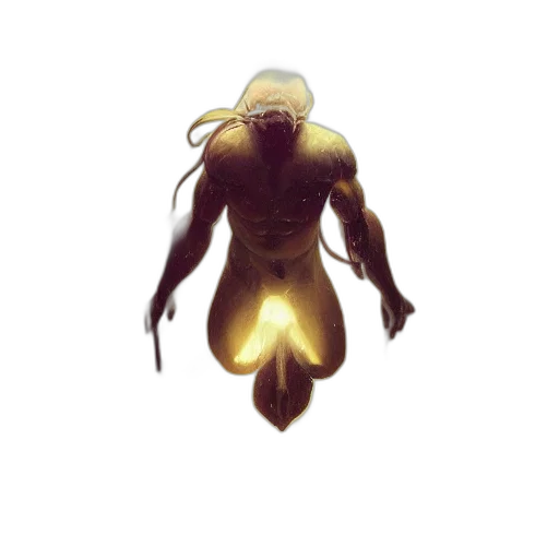 creature, robot, mask, comic book art transparent PNG cut-out