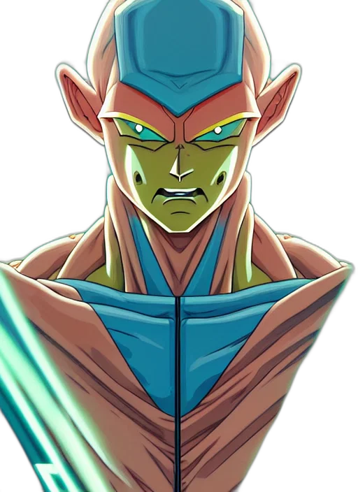 mask, face, staff, comic book art transparent PNG cut-out