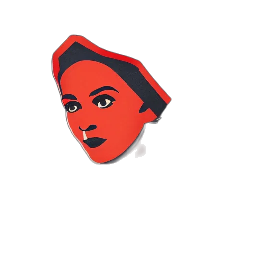 face, hat, pixel art, 3d render transparent PNG cut-out
