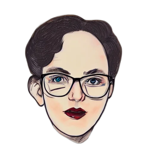face, staff, cartoon, pixel art transparent PNG cut-out