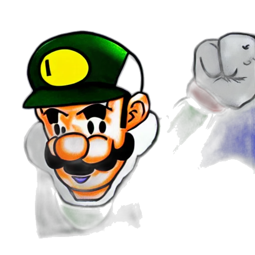 mask, concept art, 3d render, pixel art transparent PNG cut-out