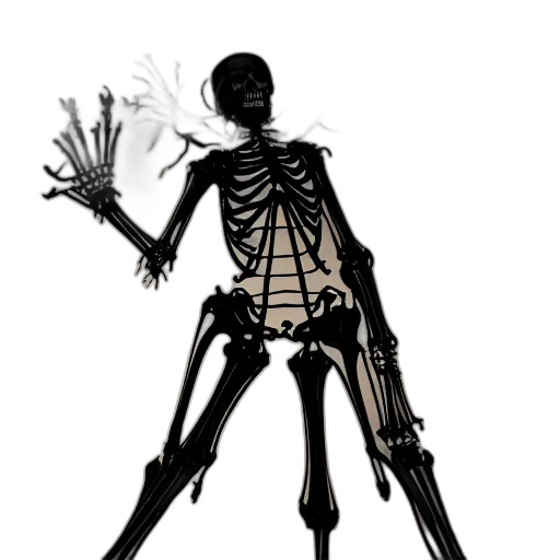 robot, creature, staff, dress transparent PNG cut-out
