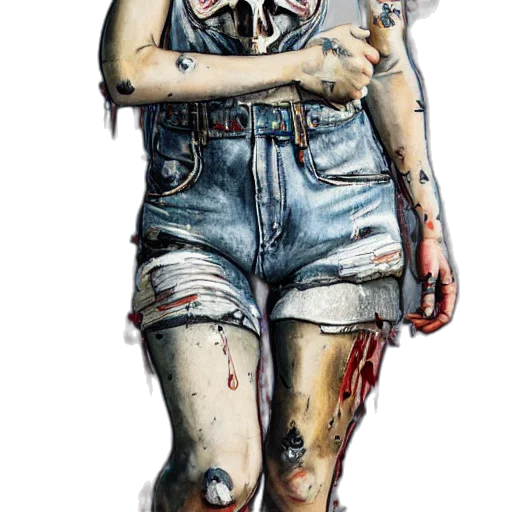 dress, weapon, face, concept art transparent PNG cut-out