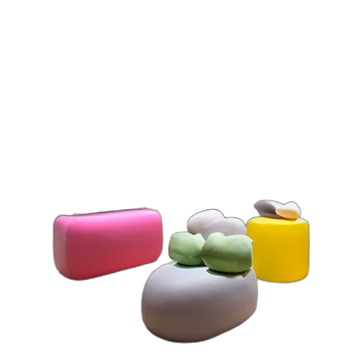 furniture, jewelry, food, 3d render transparent PNG cut-out