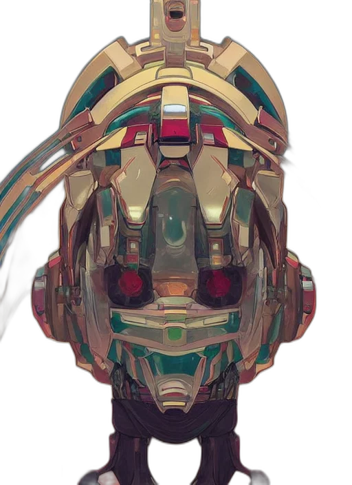 robot, mask, face, weapon transparent PNG cut-out