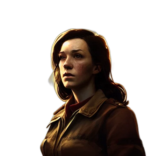 jacket, face, staff, concept art transparent PNG cut-out