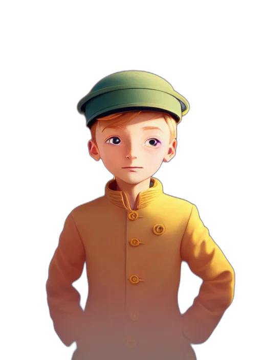 staff, hat, face, jacket transparent PNG cut-out