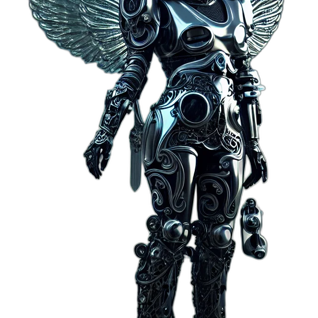 robot, staff, sword, weapon transparent PNG cut-out
