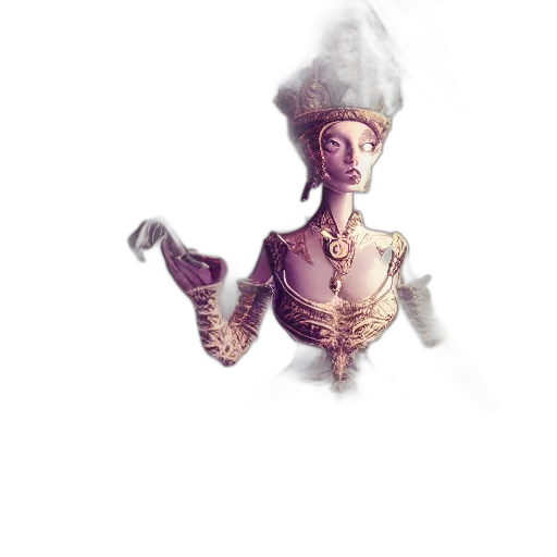 staff, crown, robot, jewelry transparent PNG cut-out