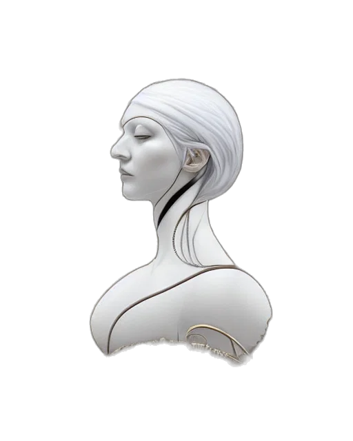 jewelry, crown, face, robot transparent PNG cut-out
