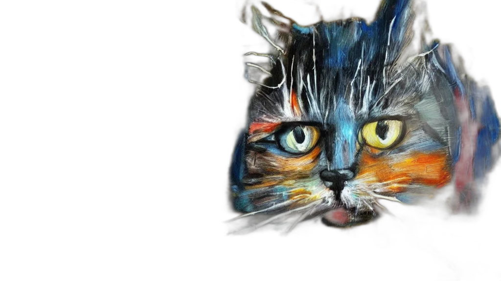 animal, face, mask, watercolor transparent PNG cut-out