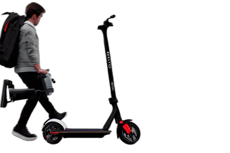mobility, scooter, designed, produced transparent PNG cut-out
