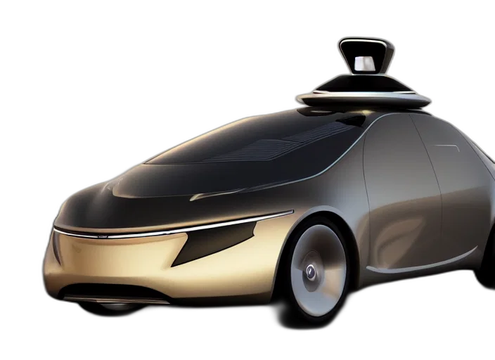 car, robot, 3d render, concept art transparent PNG cut-out