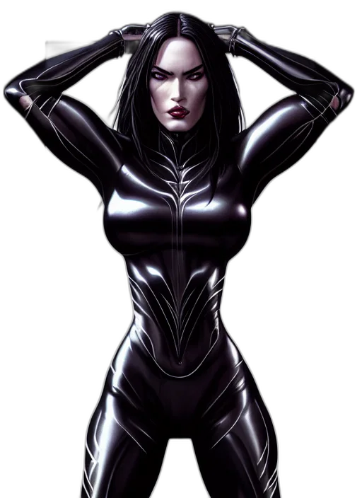 comic book art, concept art, fantasy art, cyberpunk transparent PNG cut-out