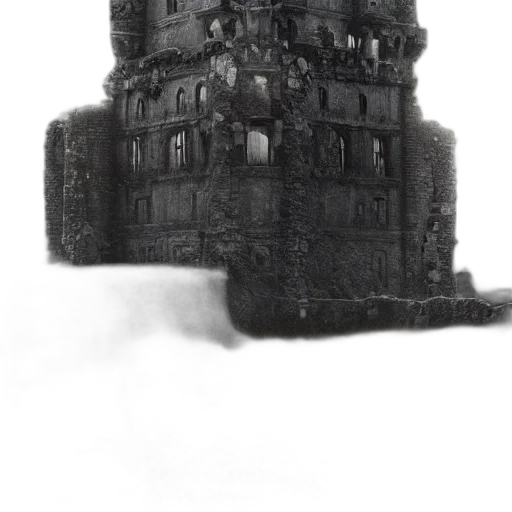 crown, building, hat, robot transparent PNG cut-out