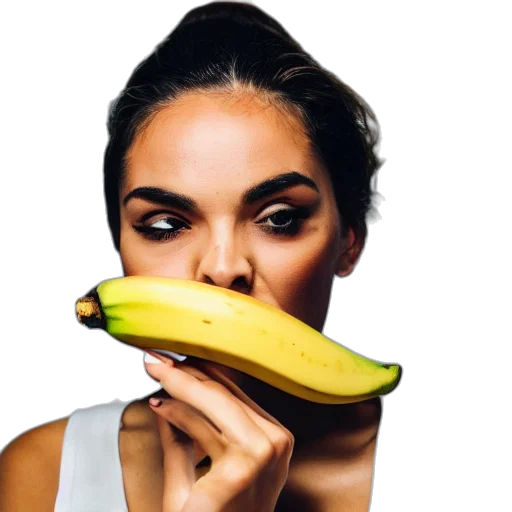 face, food, photorealistic, close transparent PNG cut-out