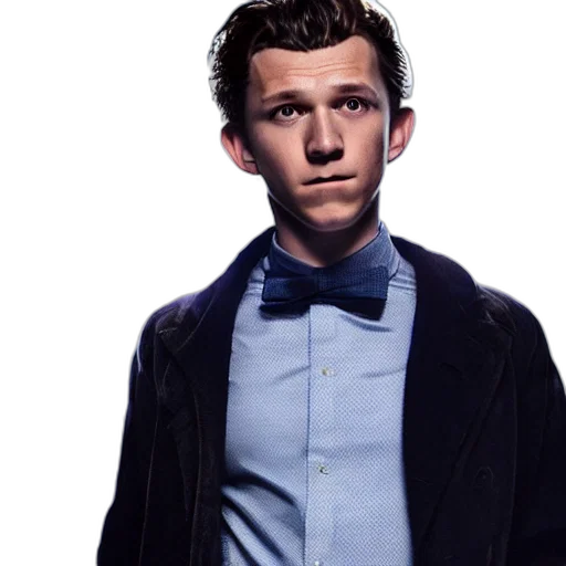 jacket, tom, holland, rough transparent PNG cut-out