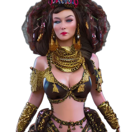 jewelry, crown, fantasy art, 3d render transparent PNG cut-out