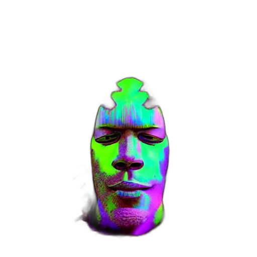 mask, face, robot, creature transparent PNG cut-out