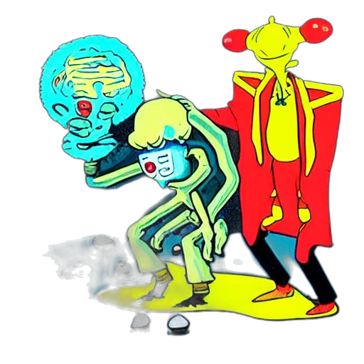 jacket, robot, mask, creature transparent PNG cut-out