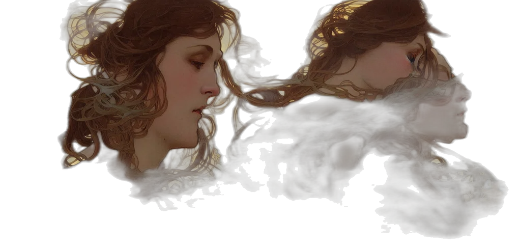 hair, face, photorealistic, concept art transparent PNG cut-out