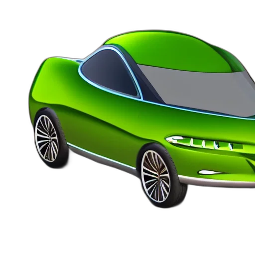 car, 3d render, concept art, photorealistic transparent PNG cut-out