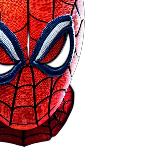 mask, face, 3d render, comic book art transparent PNG cut-out
