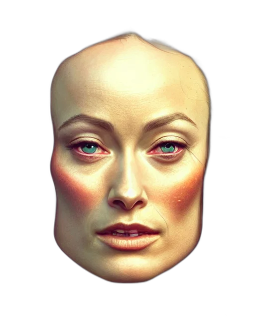 face, mask, robot, creature transparent PNG cut-out
