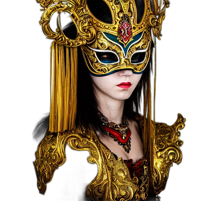 mask, crown, jewelry, face transparent PNG cut-out