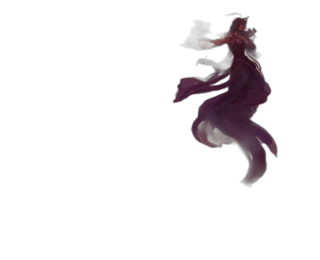 creature, dragon, staff, hair transparent PNG cut-out