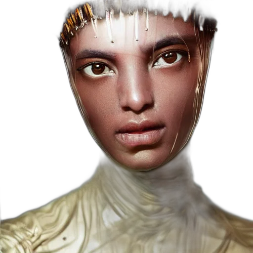 face, mask, crown, jewelry transparent PNG cut-out