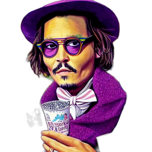 cartoon, vaporwave, comic book art, photorealistic transparent PNG cut-out