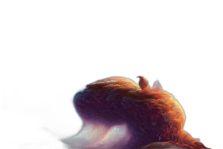 dragon, creature, animal, hair transparent PNG cut-out