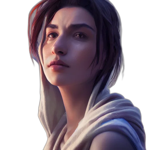 face, staff, dragon, jacket transparent PNG cut-out