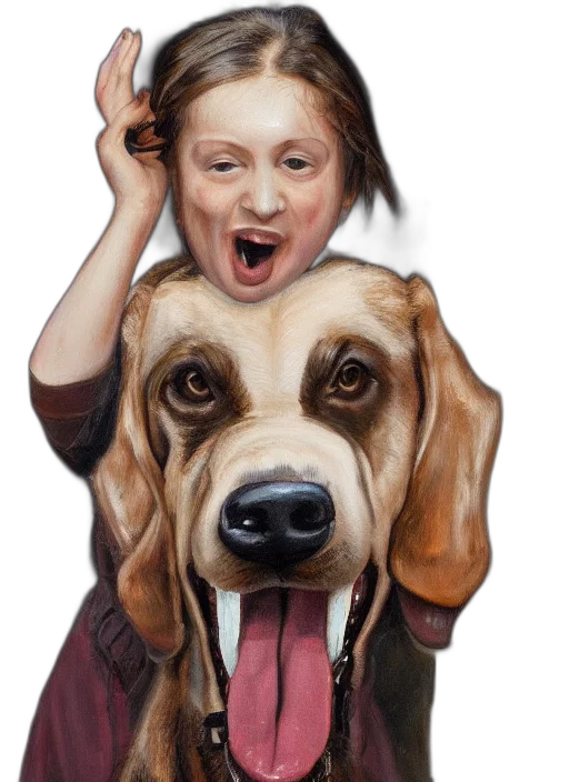 animal, face, creature, photorealistic transparent PNG cut-out