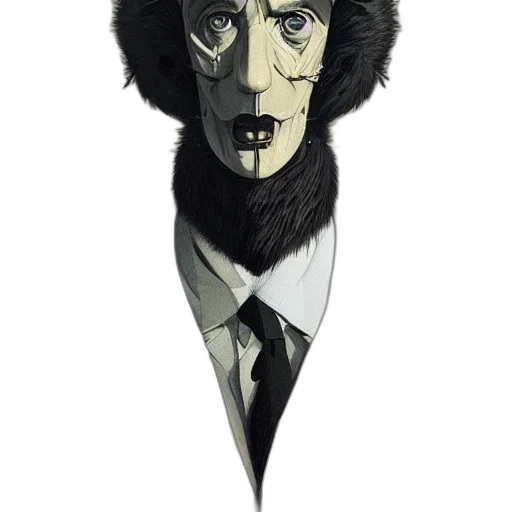 mask, face, staff, jacket transparent PNG cut-out