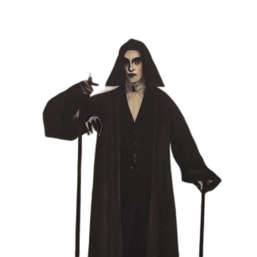 staff, jacket, dress, mask transparent PNG cut-out