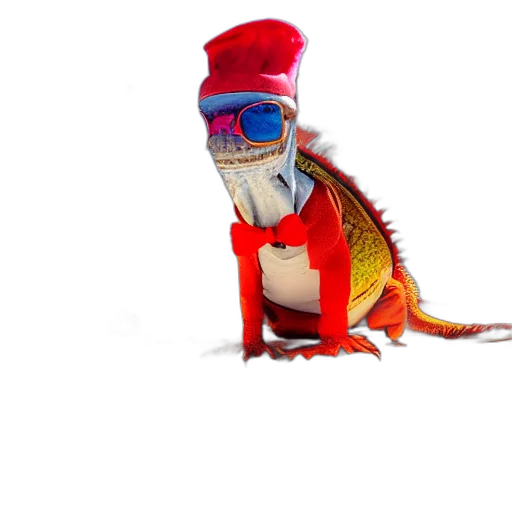 dragon, animal, hat, creature transparent PNG cut-out