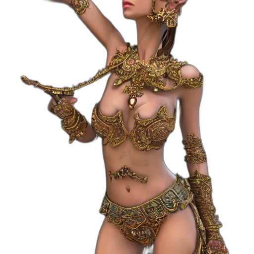 jewelry, crown, staff, weapon transparent PNG cut-out