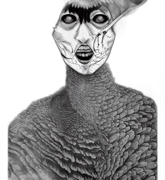 mask, creature, animal, face transparent PNG cut-out