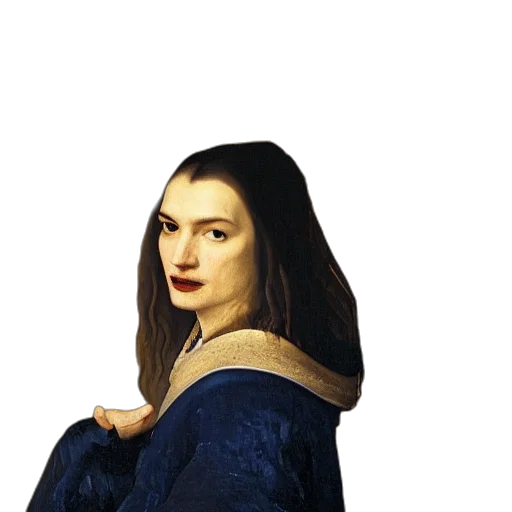 face, jacket, dress, crown transparent PNG cut-out