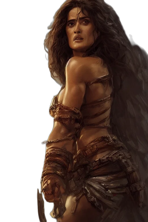 dress, fantasy art, concept art, comic book art transparent PNG cut-out
