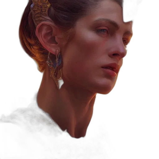 face, crown, jewelry, mask transparent PNG cut-out